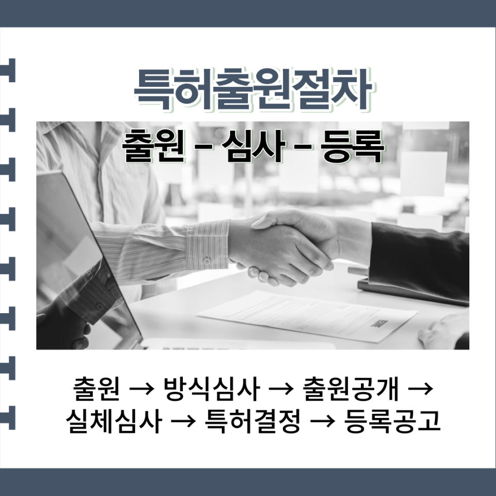 특허출원절차-출원-심사-등록-특허등록절차