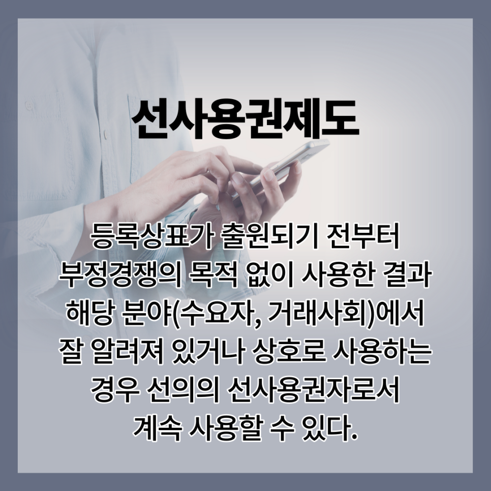 선사용권제도