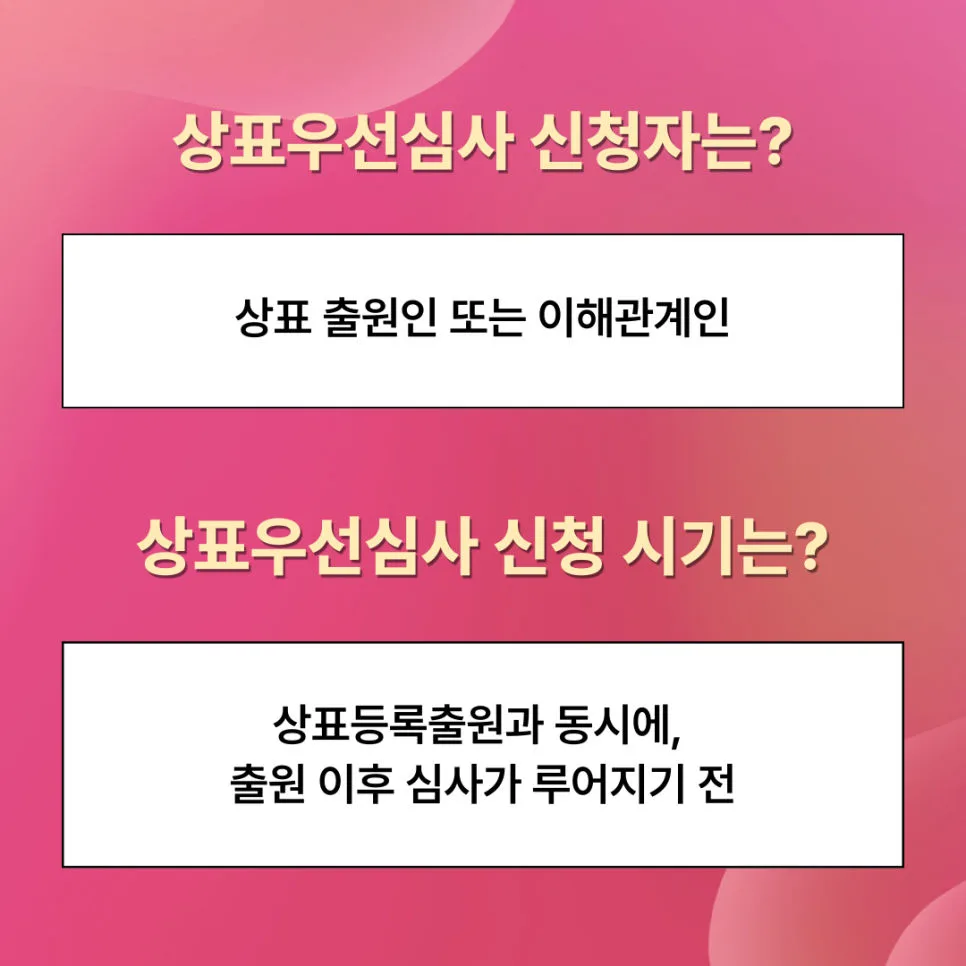상표우선심사-상표권-우선심사-우선심사신청시기