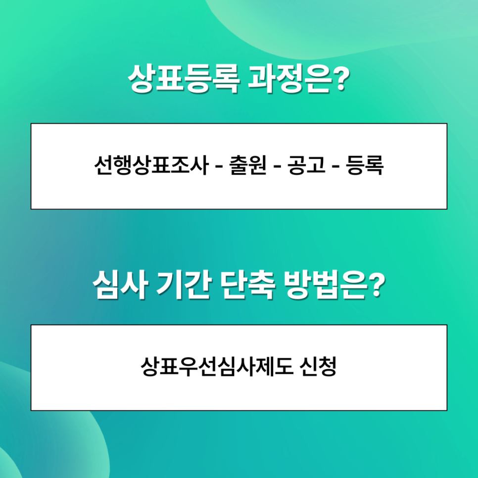 상표등록 과정은?