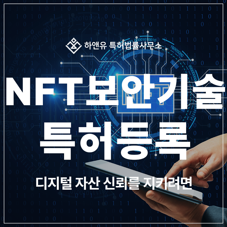 NFT 보안기술, 대체불가토큰, QR 코드, 전자상거래 특허 출원 및 등록, 디지털 자산 신뢰받는 방법