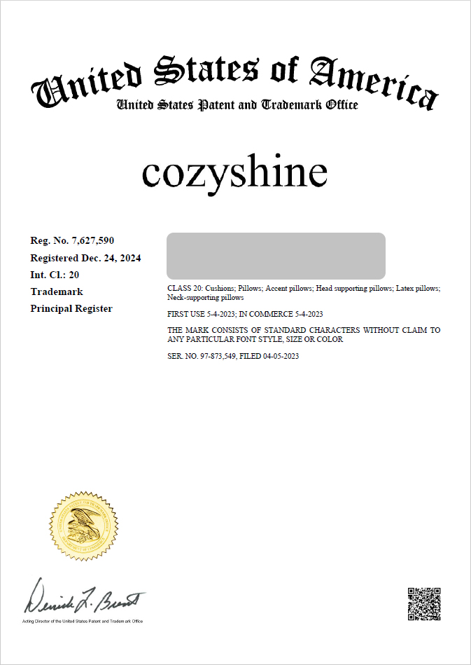 하앤유 해외등록성공! 미국 ”cozyshine” 상표권 출원 절차, 호주, 캐나다, 뉴질랜드, 영국, 독일, 심사, 방법, 상표 특허 등록 등록증 썸네일